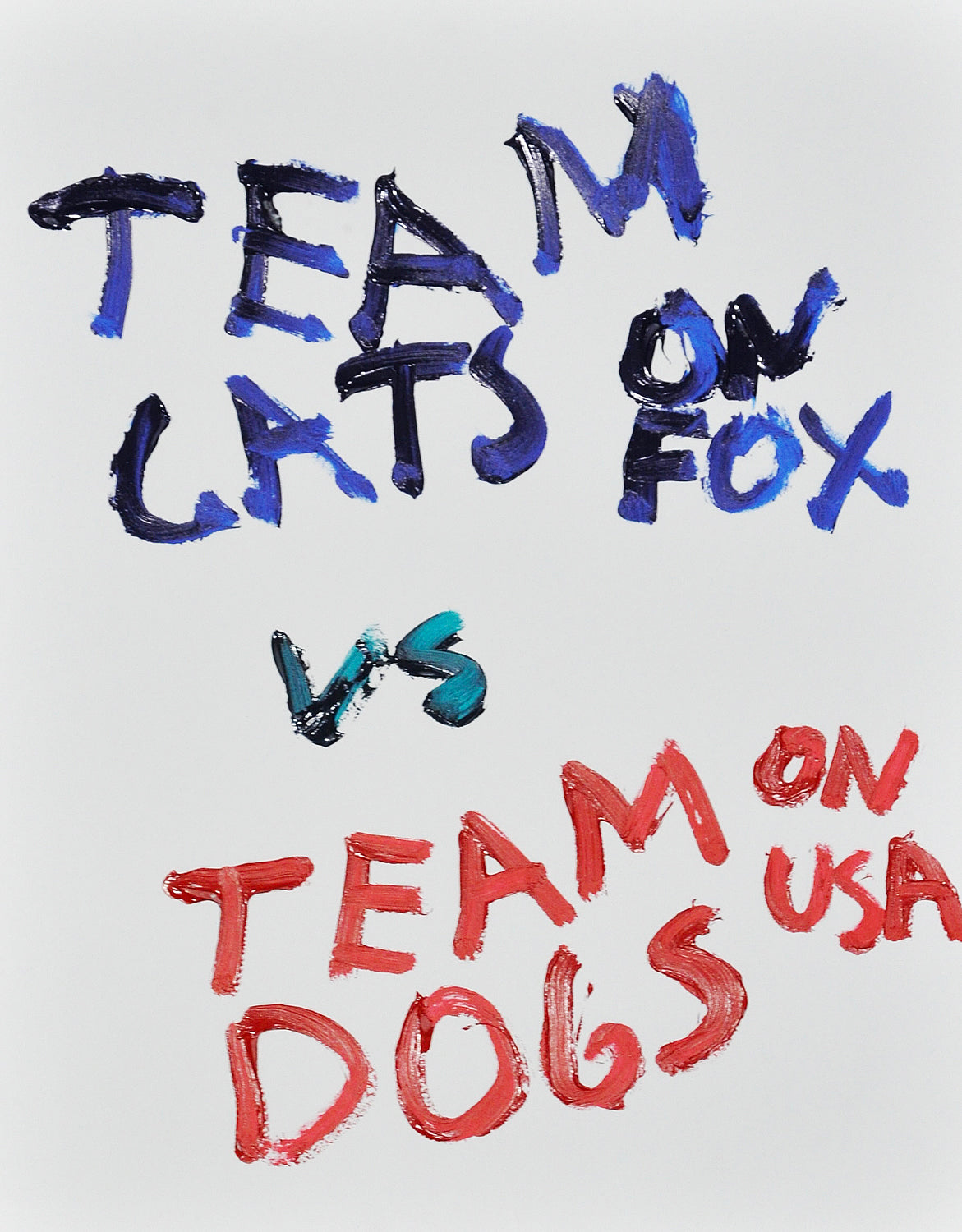 Team Cats on FOX vs Team Dogs on USA (D1547)