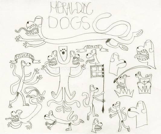 Heraldic Dogs (D2130)