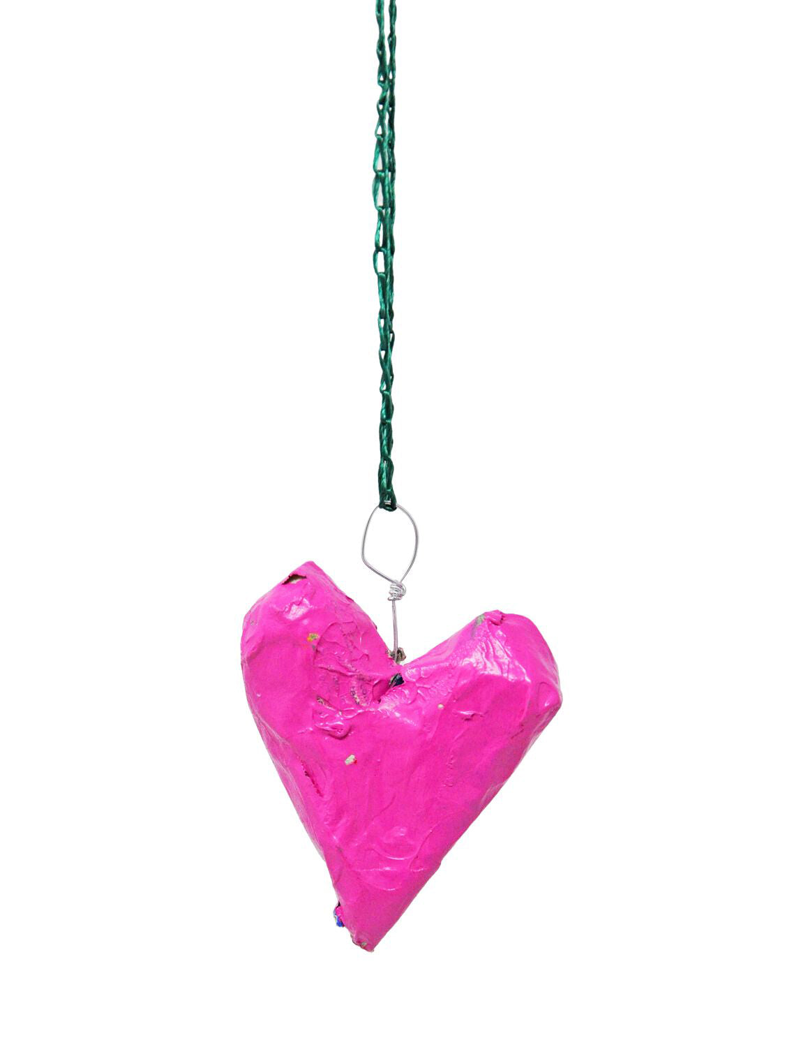 Pink Heart Necklace (J0010)