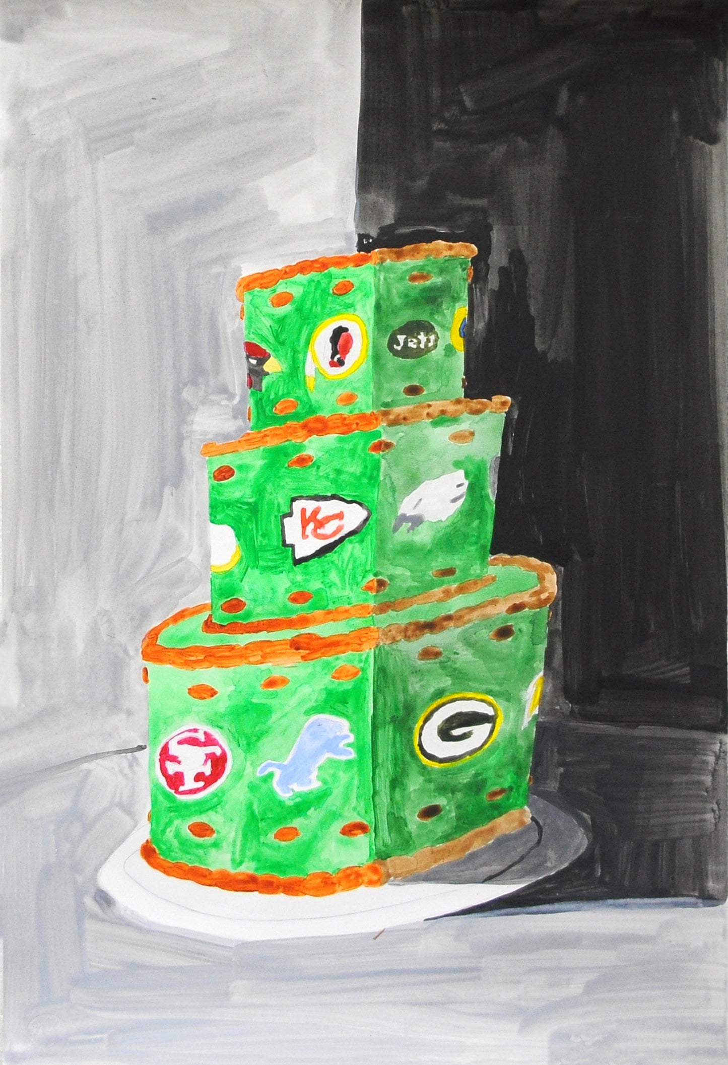 NFL Cake (D8879)