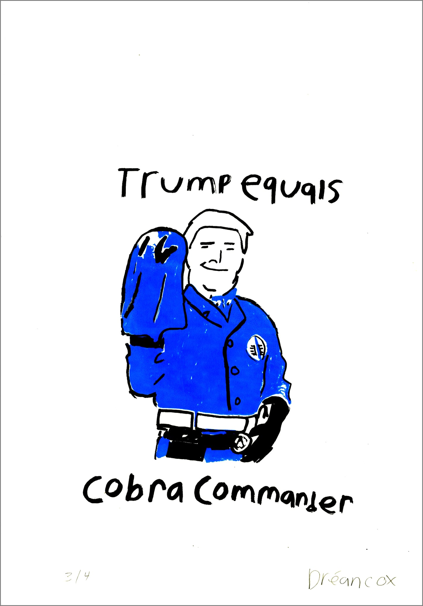 Trump Equals Cobra Commander (D1844)